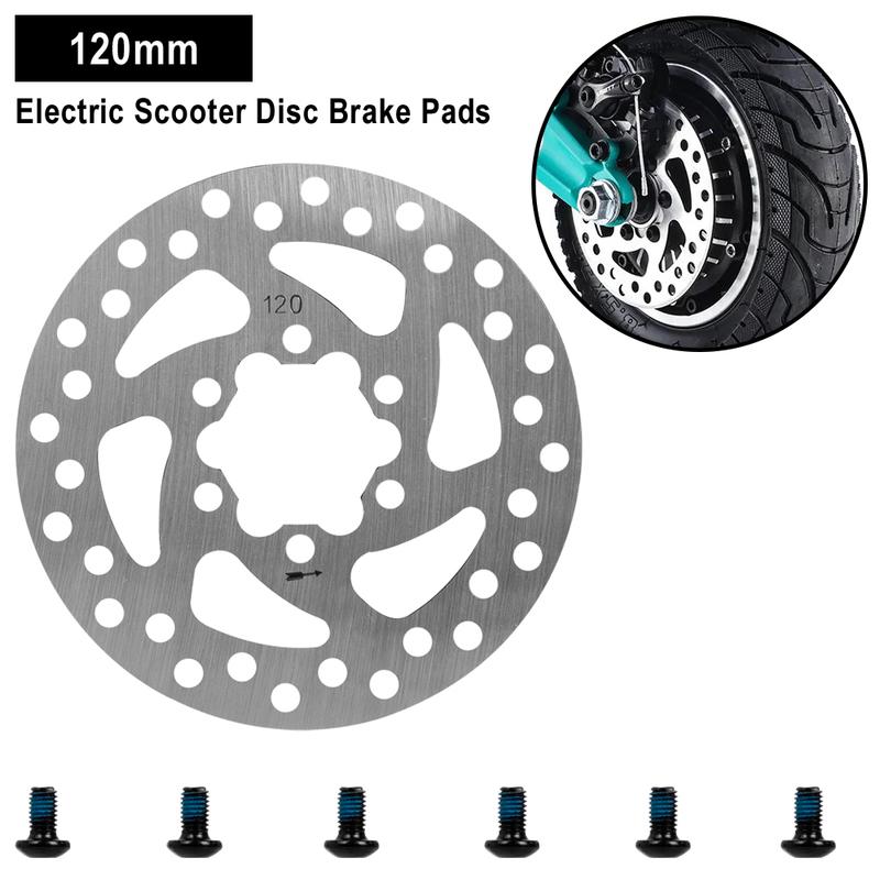 120mm 6 Holes Disc Brake Rotor Universal for VSETT 9 9+ for ZERO 8X 9 Electric Scooter Colorful Brake Disc Rotor With Screws