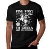 Pink Girl Pony Club Im Gonna Keep On Dancing TShirt Plus Size Street Style Tee