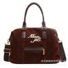 Maillard retro matte commuter bag women's 2025 autumn and winter new trendy retro tote bag large capacity messenger bag