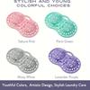 1pc Oval Silicone Bra Laundry Bag with Snap Closure Durable,Pregnant Women, Seamless Bra Storage, Washable Underwear, Socks, Towels, Laundry Bags
