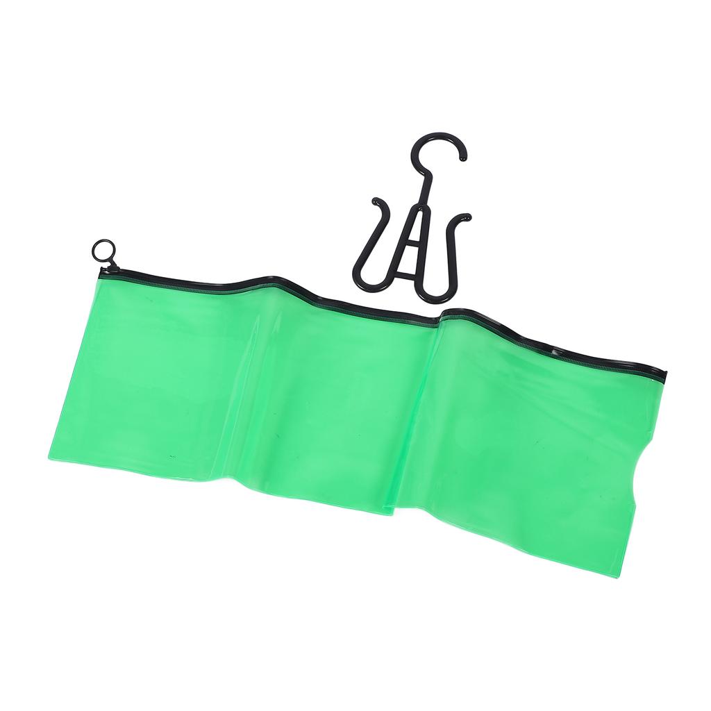 5pcs Wig Storage Bag Transparent PVC Hair Extension Holder With Hangers for Home Large Size