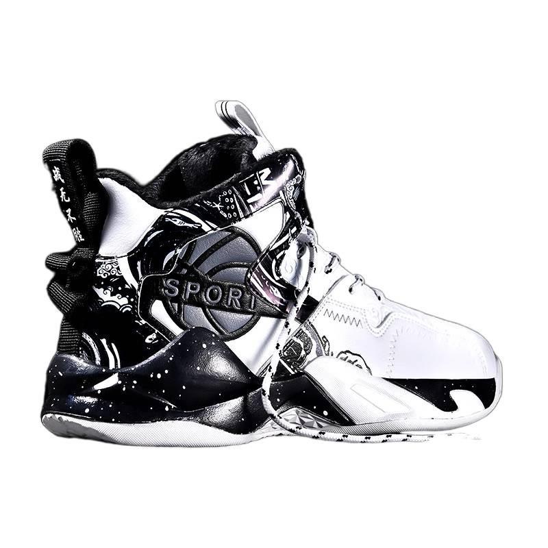 Winter velvet high-top Putian sneakers raw two cotton basketball running sports cotton shoes