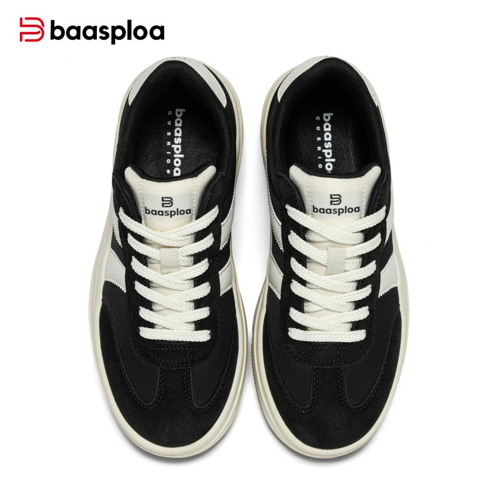 Baasploa women's board shoes are warm, comfortable, thick soled, height increasing sports shoes, lightweight casual shoes, retro and trendy shoes