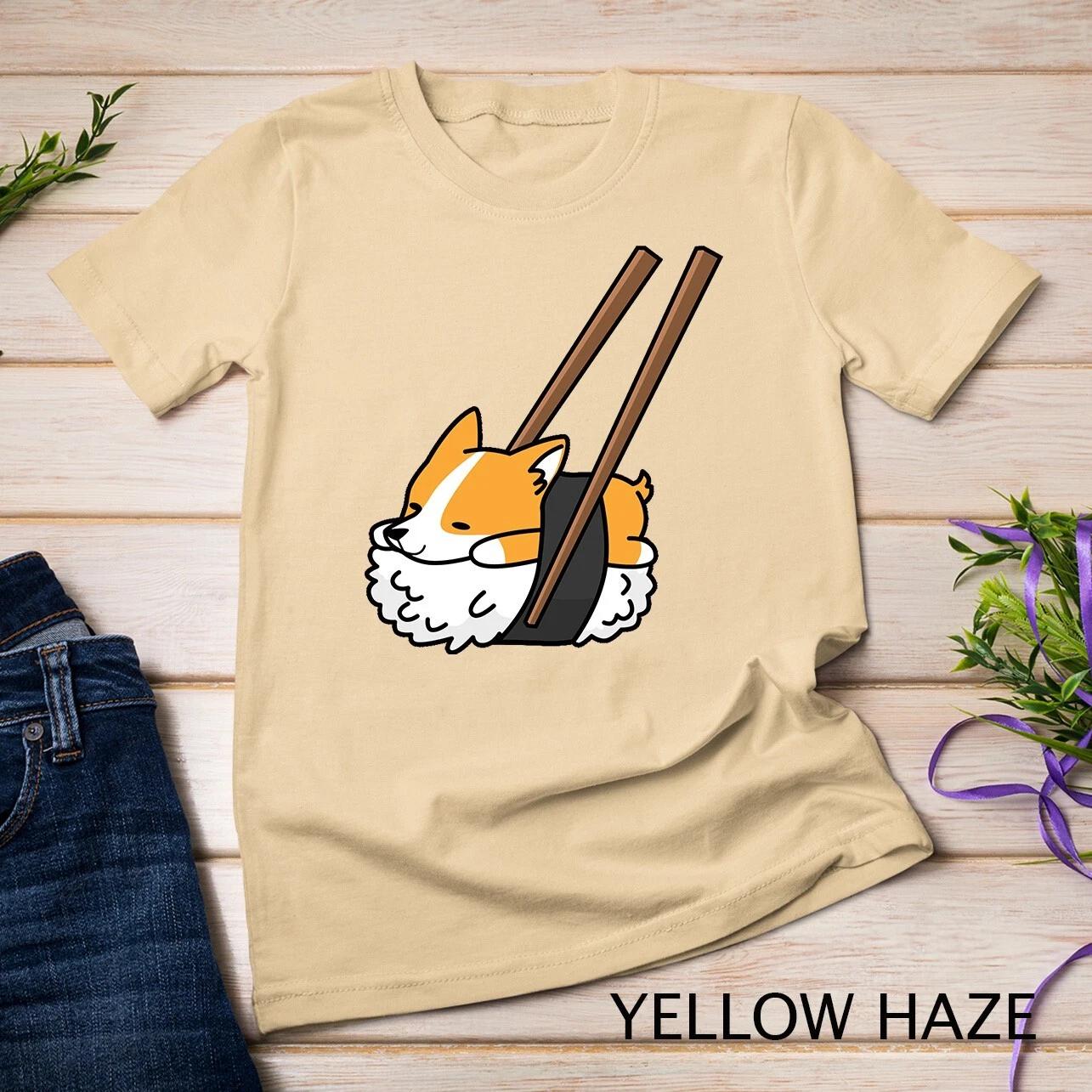 Corgi Sushi Funny Dog Gift Tee Unisex T-shirt S