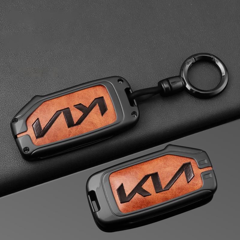 2026 Horká nálepka na auto Kožené pouzdro na klíče od auta Pro KIA Sportage 2023 R GT Stinger Ray Sorento Ceed Cerato Forte Niro Soul Tellu