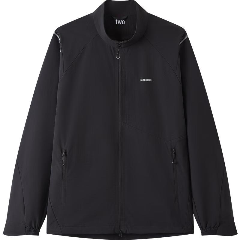 Мужская водоотталкивающая куртка Semir с воротником-стойкой XL чёрный