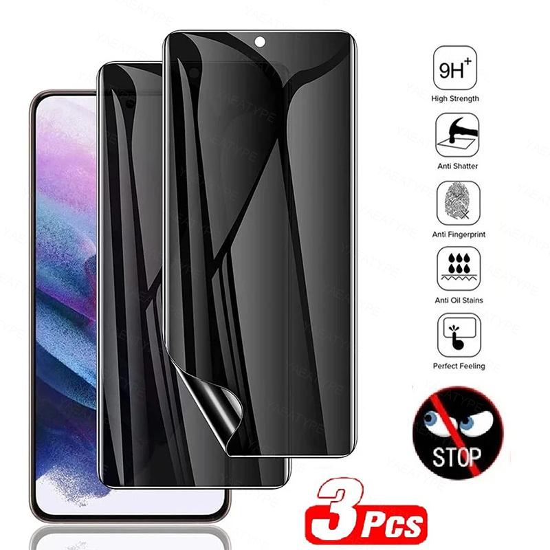 3PCS Hydrogel Privacy Screen Protector for OPPO 12 Pro Plus Find X8 Ultra A79 A78 A58 A38 A40 A3X A3 Anti-Spy Film