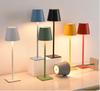 Modern LED Desk Lamp Touch Control Dimmable Brightness Color Temperature Adjustable Eye Protection Light for Study Read Office