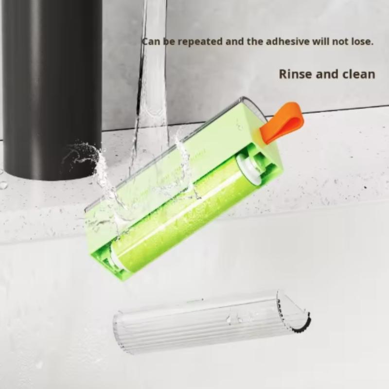 Washable Sticky Lint Roller Pet Hair Removal Tool Small Household Cleaner for Furniture Dust Cat Hair Removal