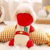 Autumn and Winter Warm Thickened Contrasting Color Splicing Drawstring Four-legged Clothes Charging Cotton-padded Clothes Dog Teddy Cat Pet Clothes