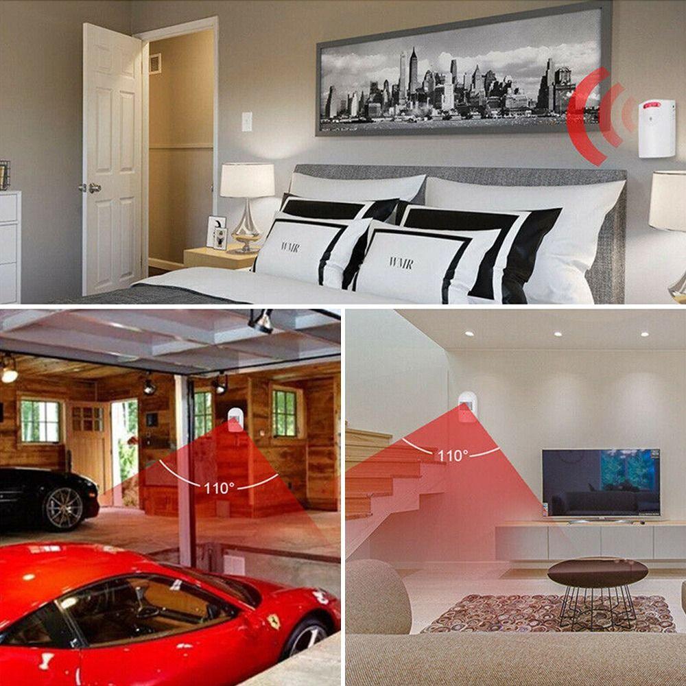 Reminder Professional Motion Sensor Garage Alarm System PIR Driveway Alert Sensor Burglar Alarm