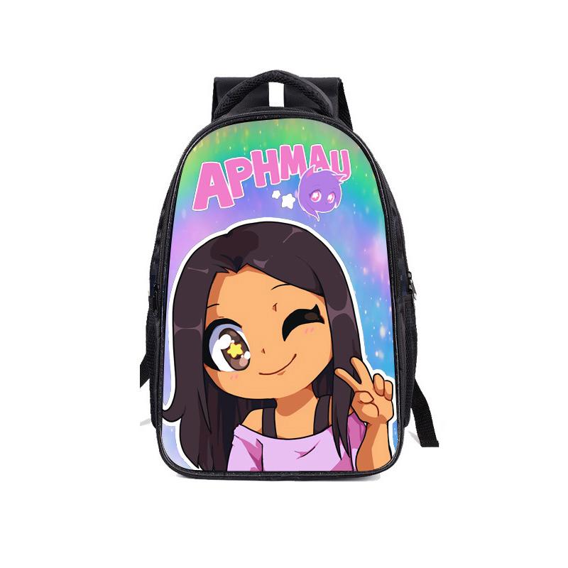 

Детский рюкзак Aphmau Сумка для ланча Пенал Контейнер для хранения канцелярских принадлежностей Подарок для фанатов Style A