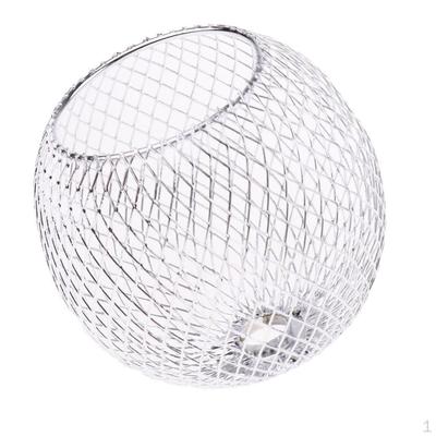 Bulb Cage Moderner Tischlampenschirm aus Eisen mit kreisförmigem Öffnungsprozess