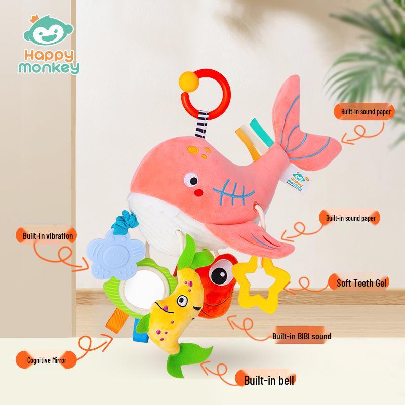 Infant Stroller & Crib Hanging Toy for Head-Lifting Practice (0-1 Year)