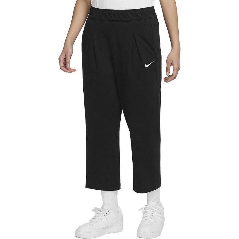 Nike Solid Logo Loose Casual Pants Women Bottoms Black DM6727-010