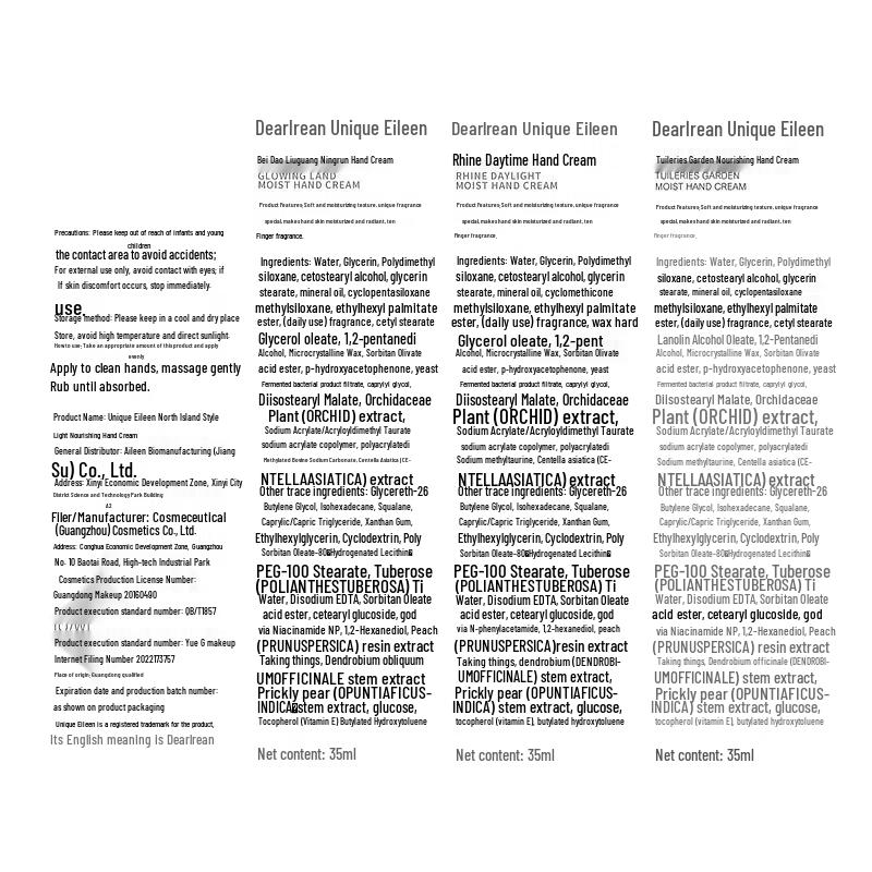 Eileen Fragrant Moisturizing Hand Cream 5-Piece Gift Set