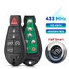 KEYYOU For Chrysler Town Country Jeep Grand Cherokee For Dodge Caliber Journey M3N5WY783X IYZ-C01C 433Mhz Remote Key 2008-2010