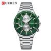 CURREN Herren Armbanduhr Wasserdicht Chronograph Herrenuhr Militär Top Marke Luxus Business Edelstahl Sport Männliche Uhr 8481