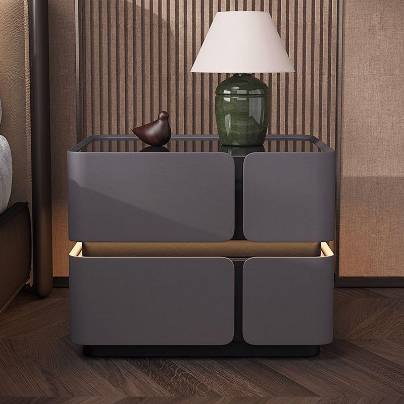 New High-End Smart Bedside Table with Light: Personalized Modern Storage for Bedroom