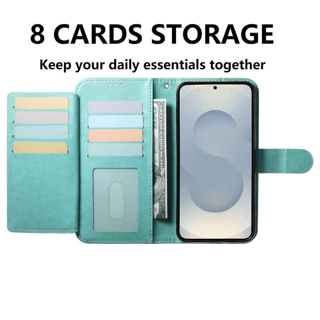 For Infinix Smart 8/itel A70/Tecno Spark 20...Lambskin Leather Wallet Style Phone Case,Multi-Card Slots&Stand,Shockproof Protective Cover (10 Colors)