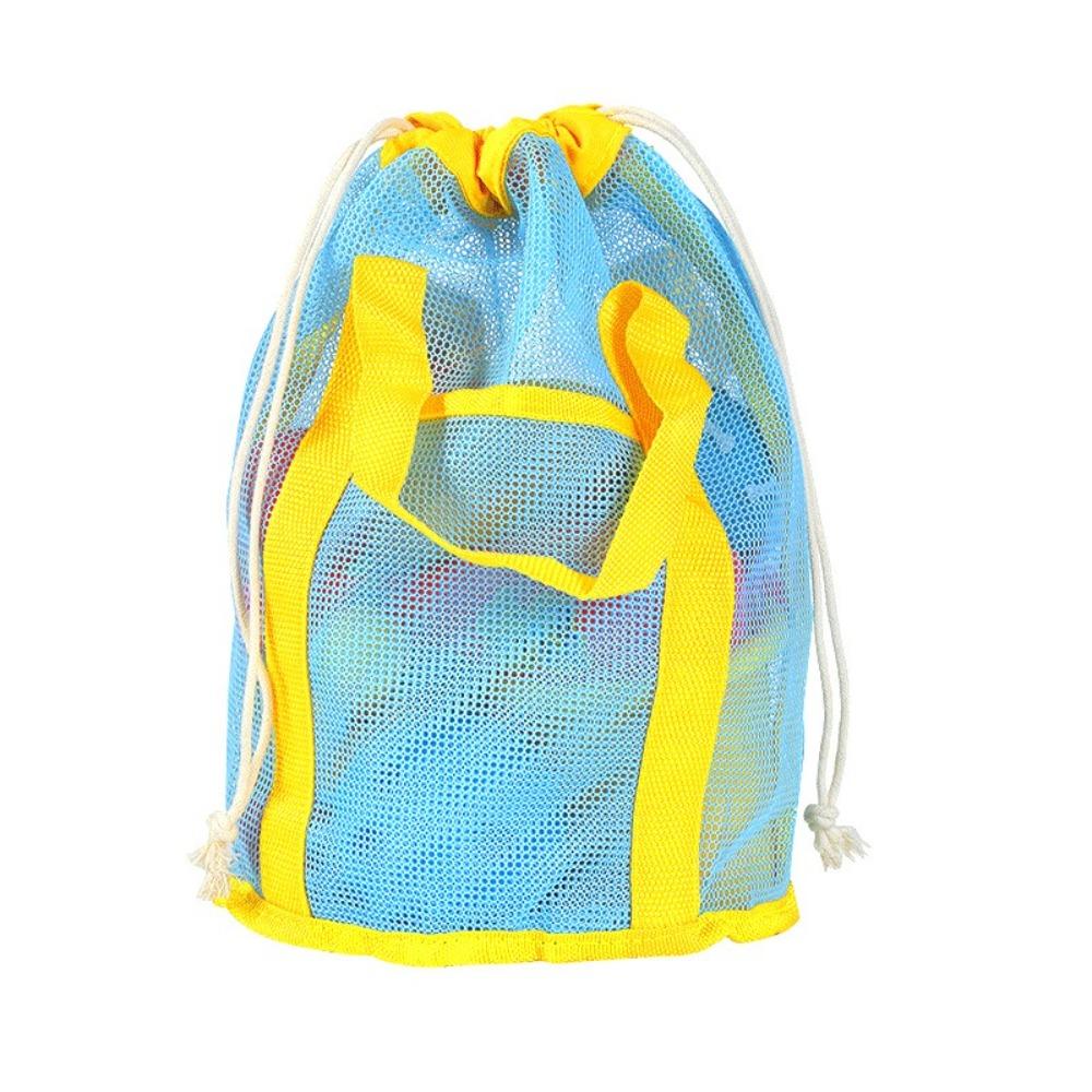 Foldable Beach Storage Bag Handheld Toy Organizer Swimming Accessories Mesh Toiletries Bag  Sports