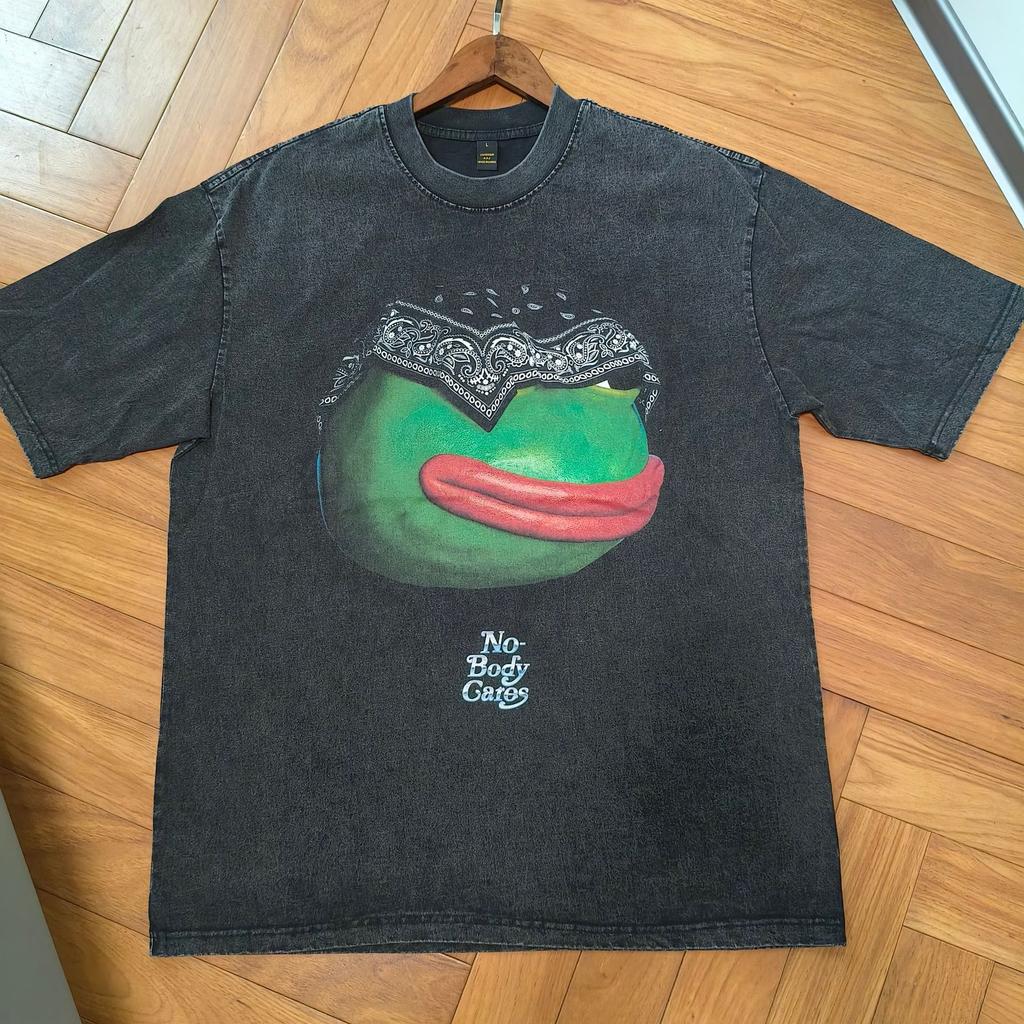 American Street Washed Old Short-Sleeved T-Shirt Men'S Summer Ins Tide Brand Loose Couple'S High Street Top Tide
