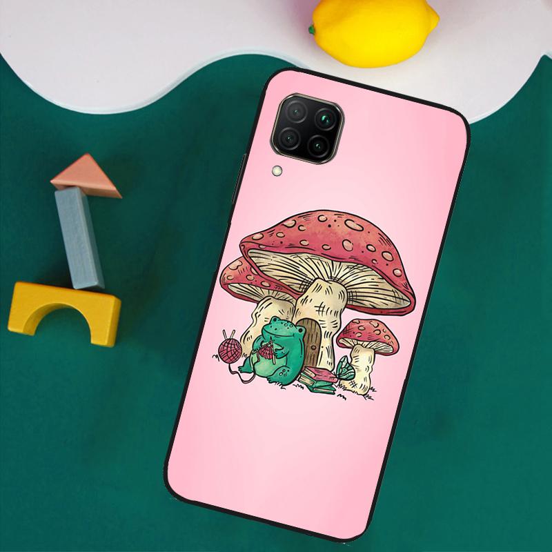 Cottagecore Frog Aesthetic For Huawei Nova 9 10 SE 8i 11i 12i 12s Y60 Y61 Y70 Y90 Y72 Y73 Y91 P60 Pro P40 P30 Lite Case