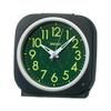 Seiko Clock Alarm Clock Automatic Lighting Analog Light Concentrating Resin Dial Visible At Night Black Metallic 115 X 115 X 79mm KR519K