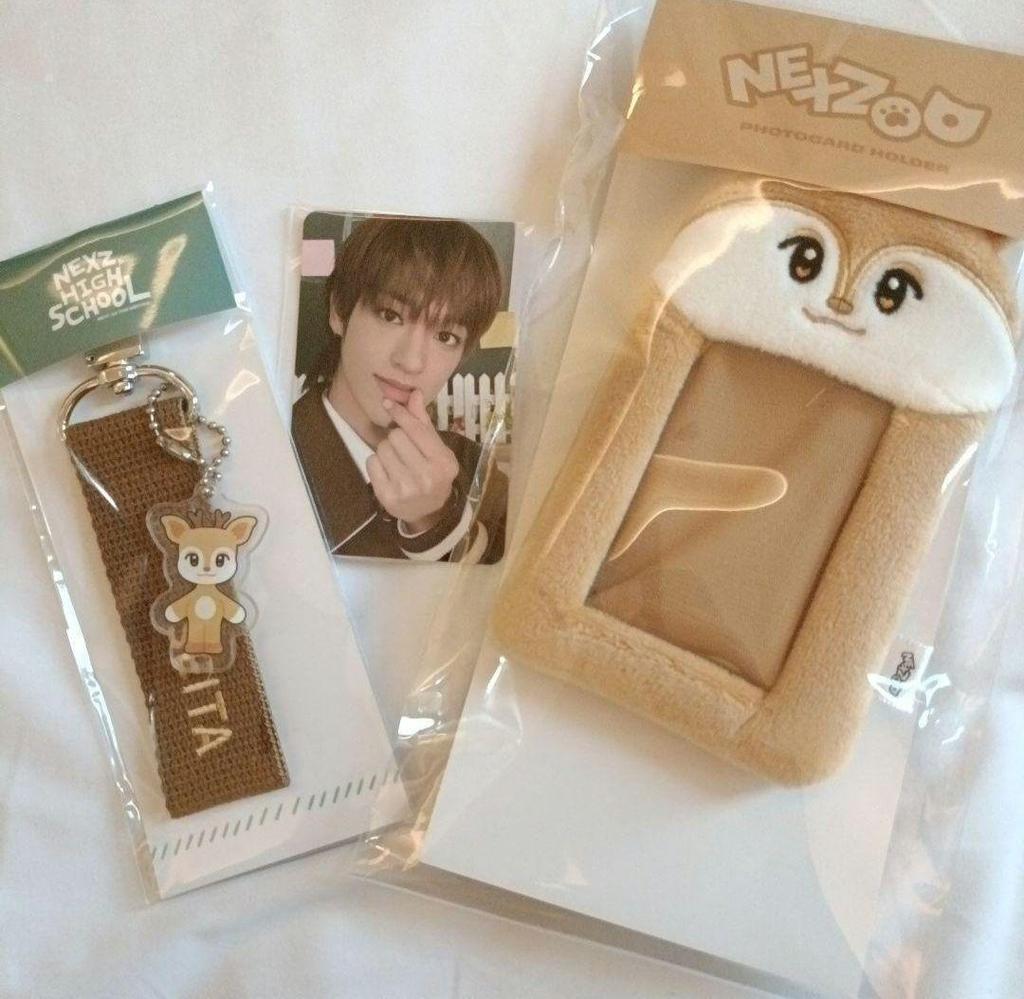 [USED] SEITA NEXZ Fan Meeting Photo Card Holder & Strap Key Ring