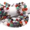 6 8 10 12mm Natural Stone Beads Mixed Tiger Eye Aventurine Crystal Glass Round Loose Beads for Jewelry Making DIY Bracelets
