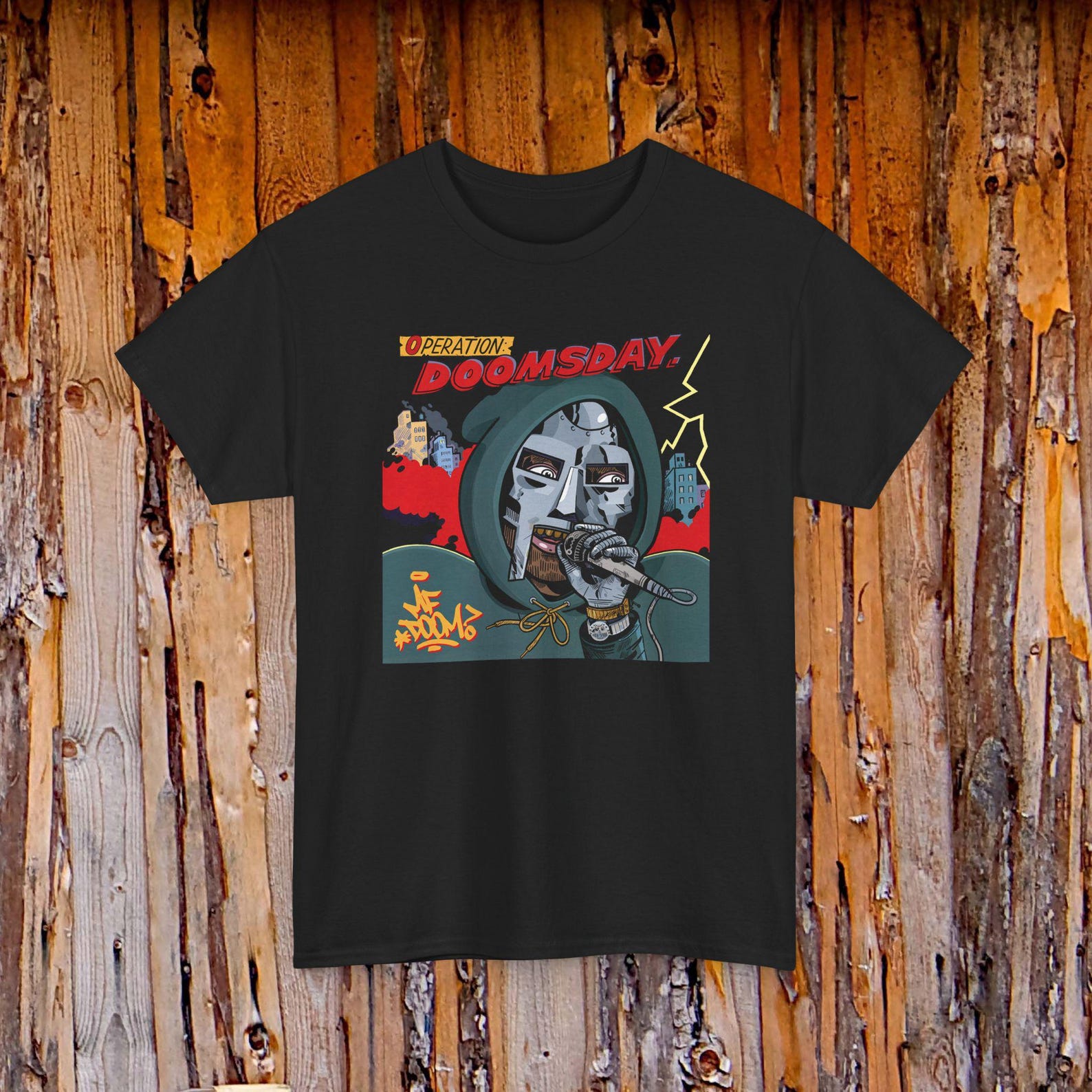 MF DOOM Operation Doomsday Hip Hop Tee | Music Shirt M