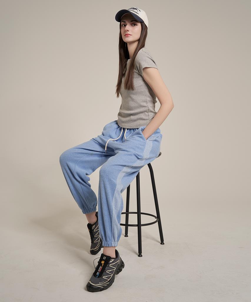 Iteoneolmomeonteu Reversible Jogger Pants _ Sky Blue