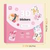 Paper DIY Paste Material Kit Educational Toys Animals Sticker Book  Birthday Gift