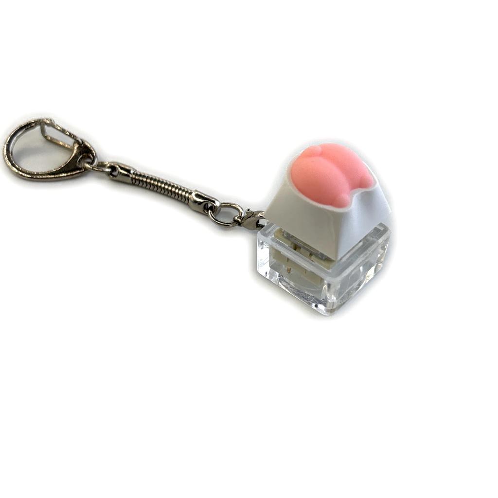 Decompression Keychain Mechanical Keyboard Button Keyring Fingertip Key Cap Pendant Antistress Toy