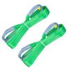 HELIX Sling Belte [sett med 2] 3m Bredde 50mm Arbeidsbelastning 2000kg Nylon Sling Løfting Tauing Helix 2T japansk bruksanvisning inkludert