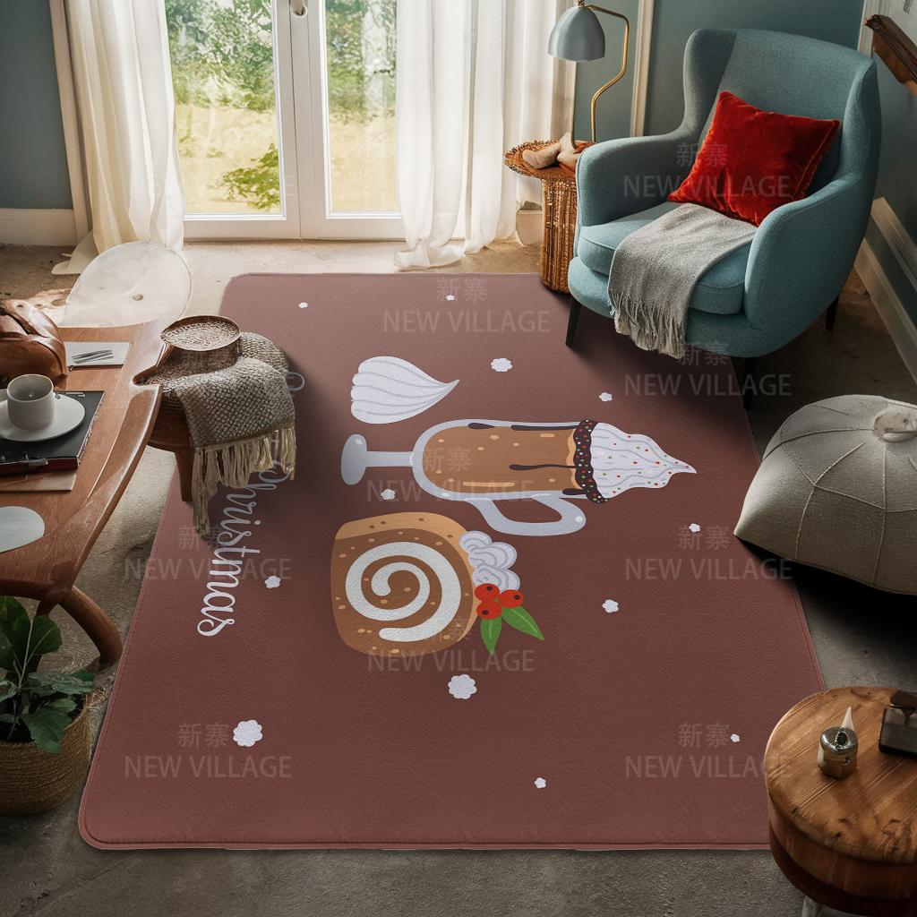 Koberec ke vchodu do domu Rohožka ke dveřím do domu Obývací pokoj Vana Koupelna Protiskluzové koberce s absorpcí vody vana Veselé Vánoce zima