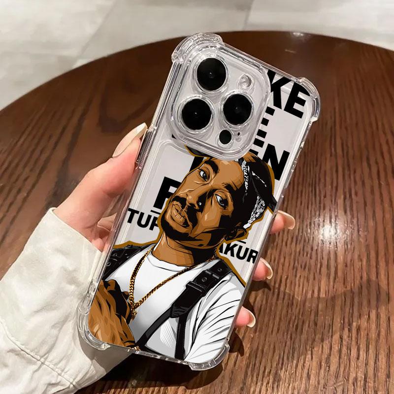 2PAC Tupac Rapper Phone Case For Samsung Galaxy A57 A56 A36 A37 A55 A54 A52 A35 A34 A17 A16 A15 A07 A06 A57 5G Soft Clear Cover