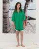 EDENIK Ezs4Pt52Gn Resort Terry Layered Shorts (Green)