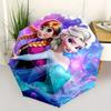 Disney Frozen,Elsa,Anna Manual Opening and Closing Umbrella, 8-Rib Reinforced Folding Design, Lightweight