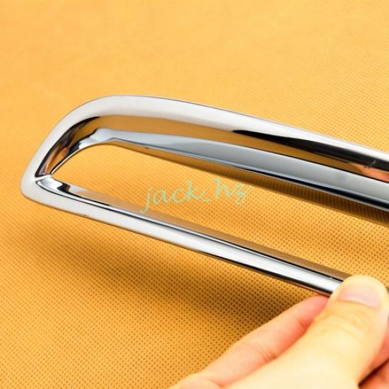 For 2024-2025 Lexus TX350 TX550h+ Glossy Chrome Rear Bumper Fog Light Cover Trim