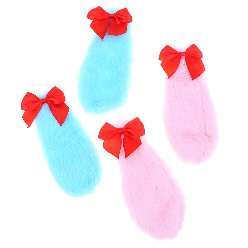 1Pair Motorcycle Helmet Decoration Ears Bow Cute Rabbit Ears Ski Helm Rabbit Ears Helmet Quick Release Accessories