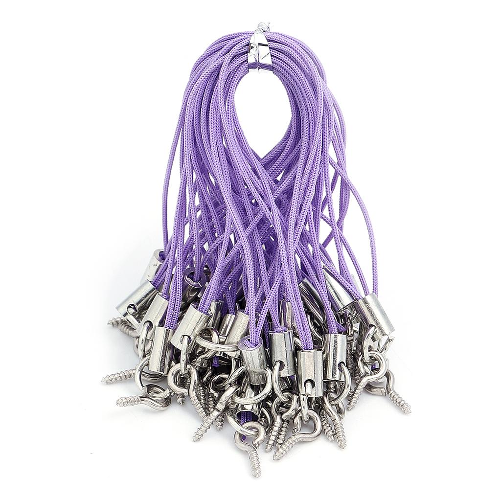 50pcs/lot Hand Wrist Lanyard String Short Grip Lanyard Mobile Phone Strap for USB Flash Drive Keychain ID Badge Holder DIY