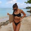 2 Stück/Set Damen Bikini Set Brustpolster Stahlbügel Verstellbare Träger BH High Waist Unterteil Set Schnelltrocknend Bademode