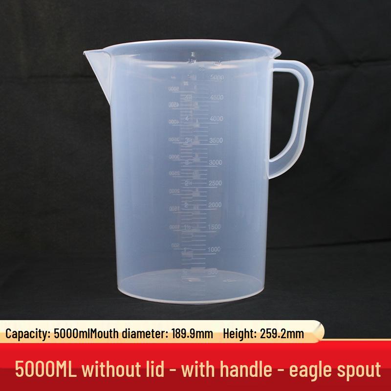 Graduated Plastic Measuring Beaker Set: 20ml to 3000ml