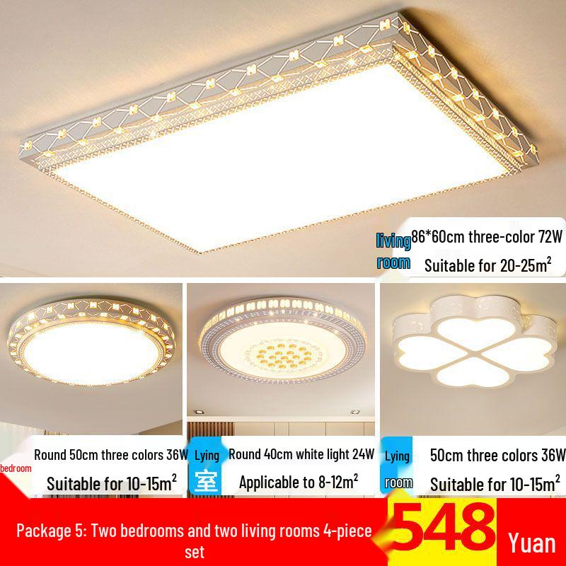 Modern Round LED Ceiling Light for Living Room, Dining Room, Bedroom, and Study