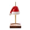 Christmas Candle - Scented Melt Warmer with Festive Hat Decor, Tabletop Desk Lamp (Candle Not Included)