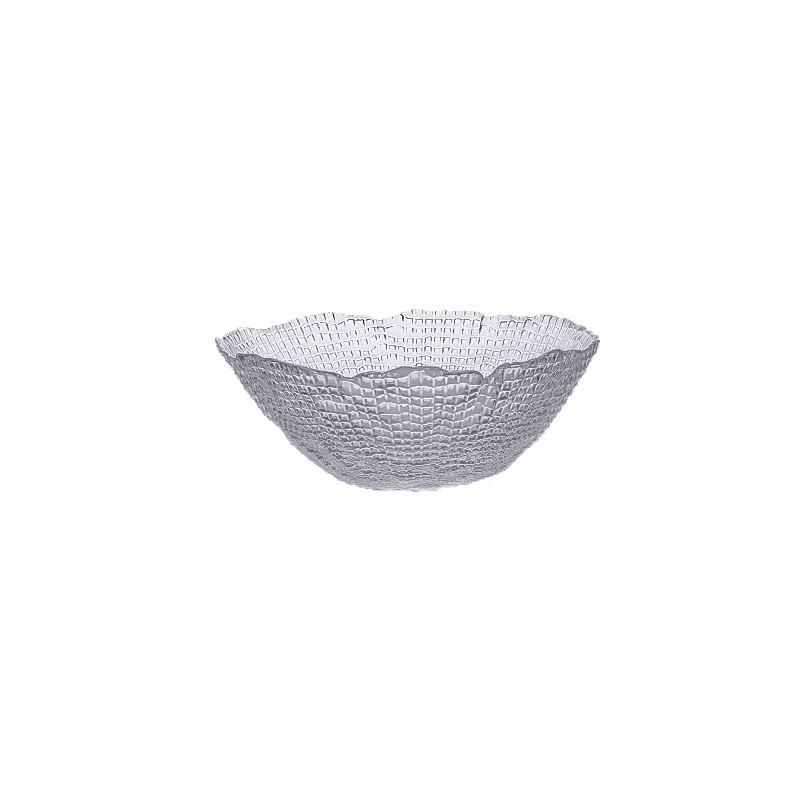 ZISIZ Crystal Glass Decorative Fruit Bowl