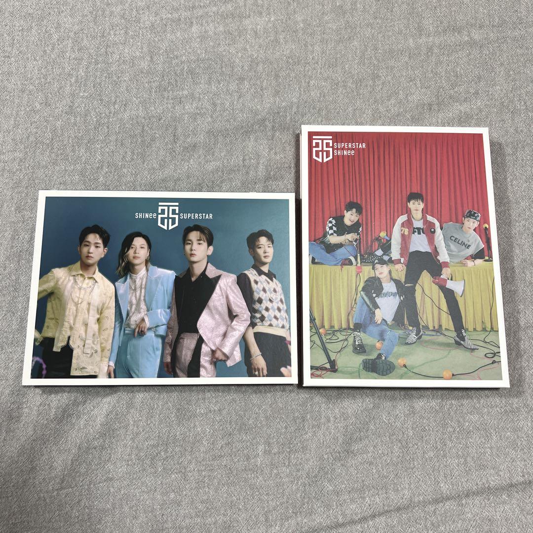 

[USED] SHINee SUPERSTAR Completely Limited Edition A&B 2 Piece Set No Trading Card