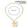 IngeSight.Z Punk Big Cross Jesus Pendant Necklace for Women 2026 Vintage Hip Hop Buckle Chain Necklace Grunge Goth Jewelry Gifts