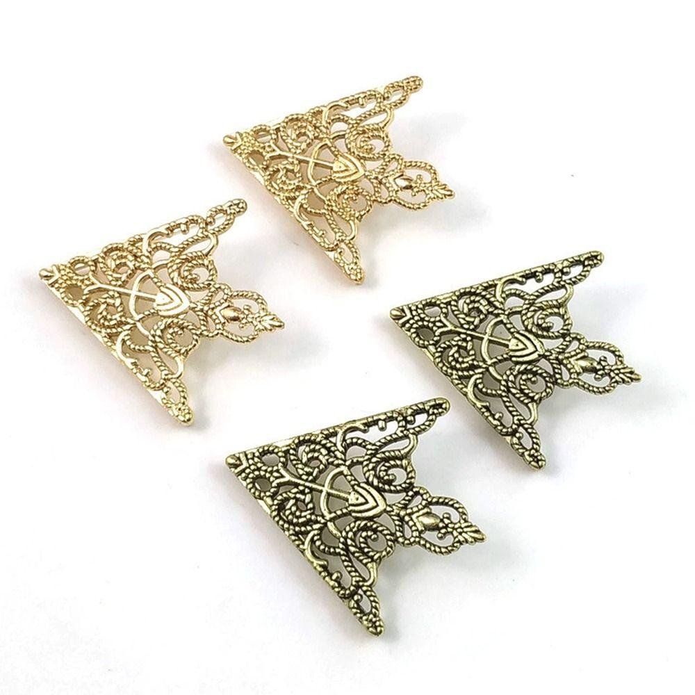 Vintage Collar Brooch Tide Exquisite Hollow Out Metal Brooch  For Men Women Lady Blouse Shirt